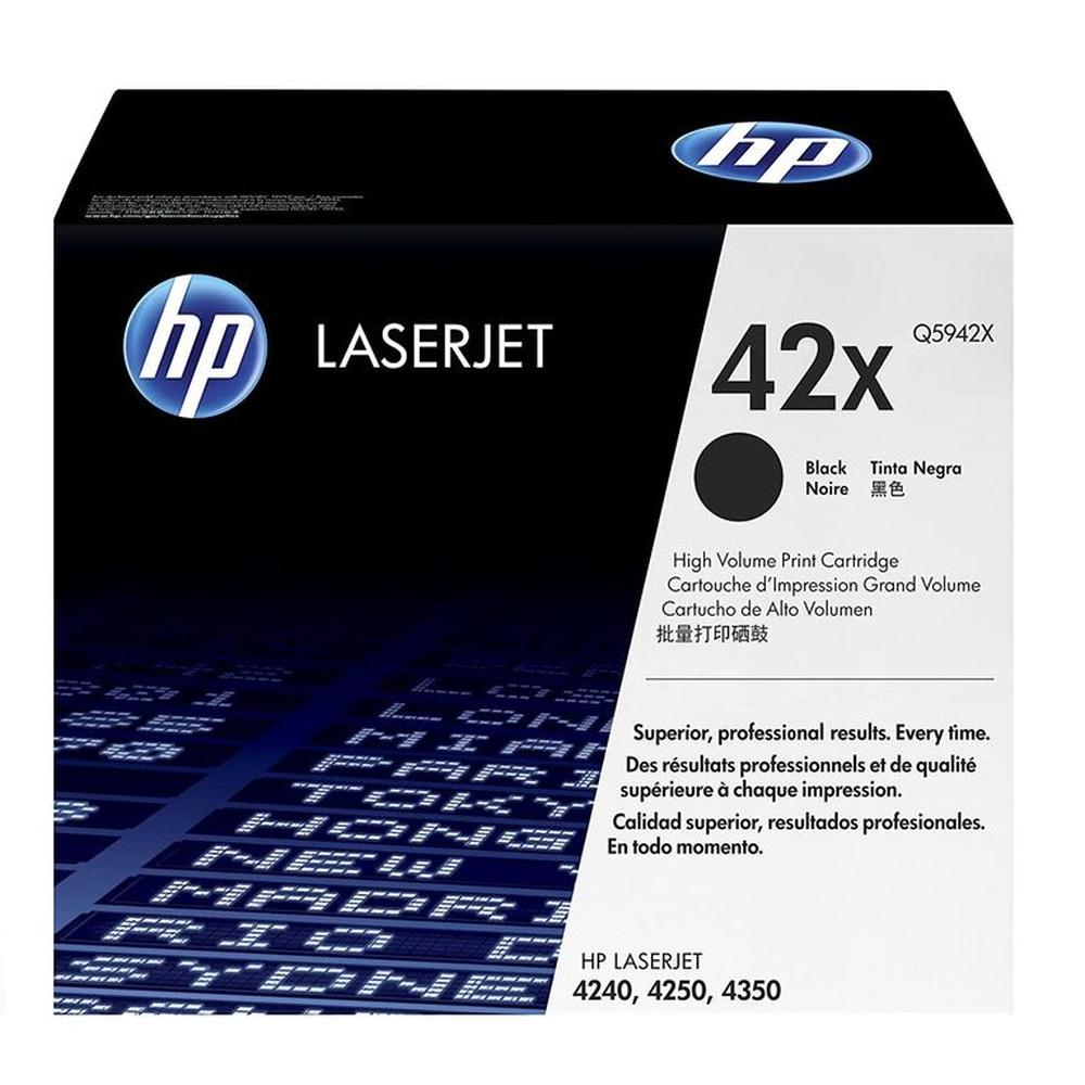 TONER HP 42X NEGRO Q5942X LJ 4250 4350 ORIGINAL