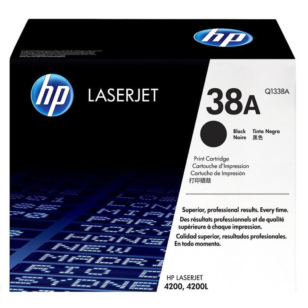 TONER HP 38A NEGRO Q1338A LJ 4200 ORIGINAL