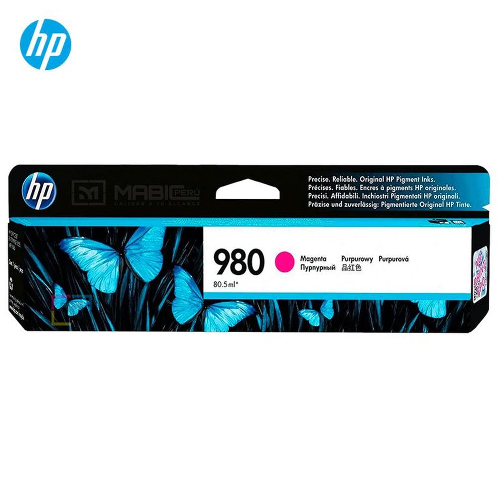 Cartucho de Tinta HP 980 Magenta D8J08A OfficeJet X555 X585 Original