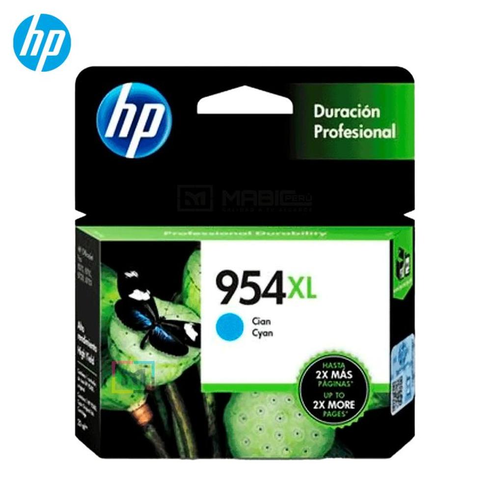 Cartucho de Tinta HP 954XL Cian L0S62AL OfficeJet 7740 8210 8730 Original