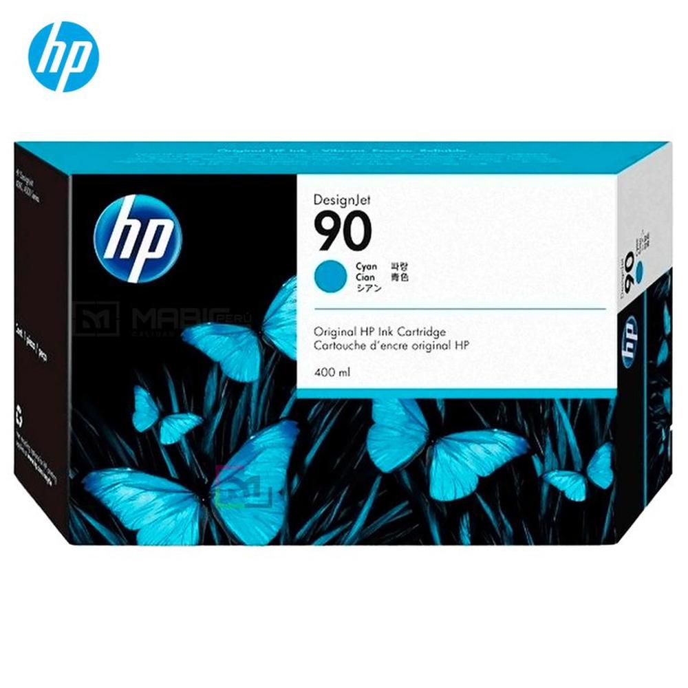 Cartucho de Tinta HP 90 Cian C5061A Designjet 4500 4520 Original - 400ml
