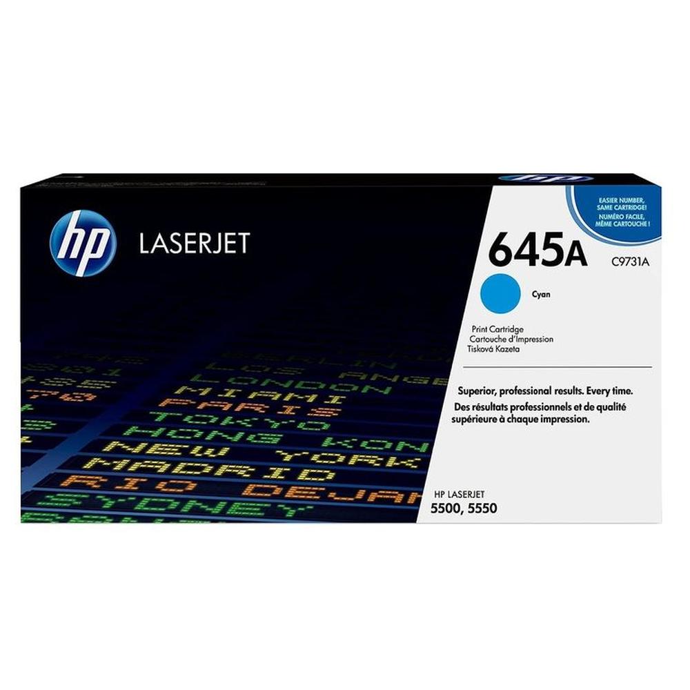 TONER HP 645A CIAN C9731A LJ 5500 ORIGINAL