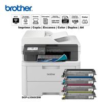 Impresora Láser color Brother DCP-L3560CDW Duplex WIFI Red ADF
