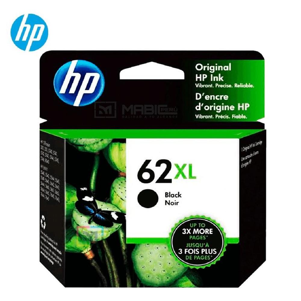 Cartucho de Tinta HP 62XL Negro C2P05AL OfficeJet 200 Original