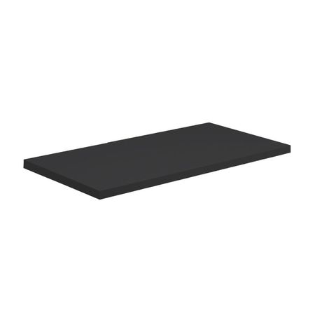 Repisa recta Facility 1.5x20x40cm Negro Prat-K