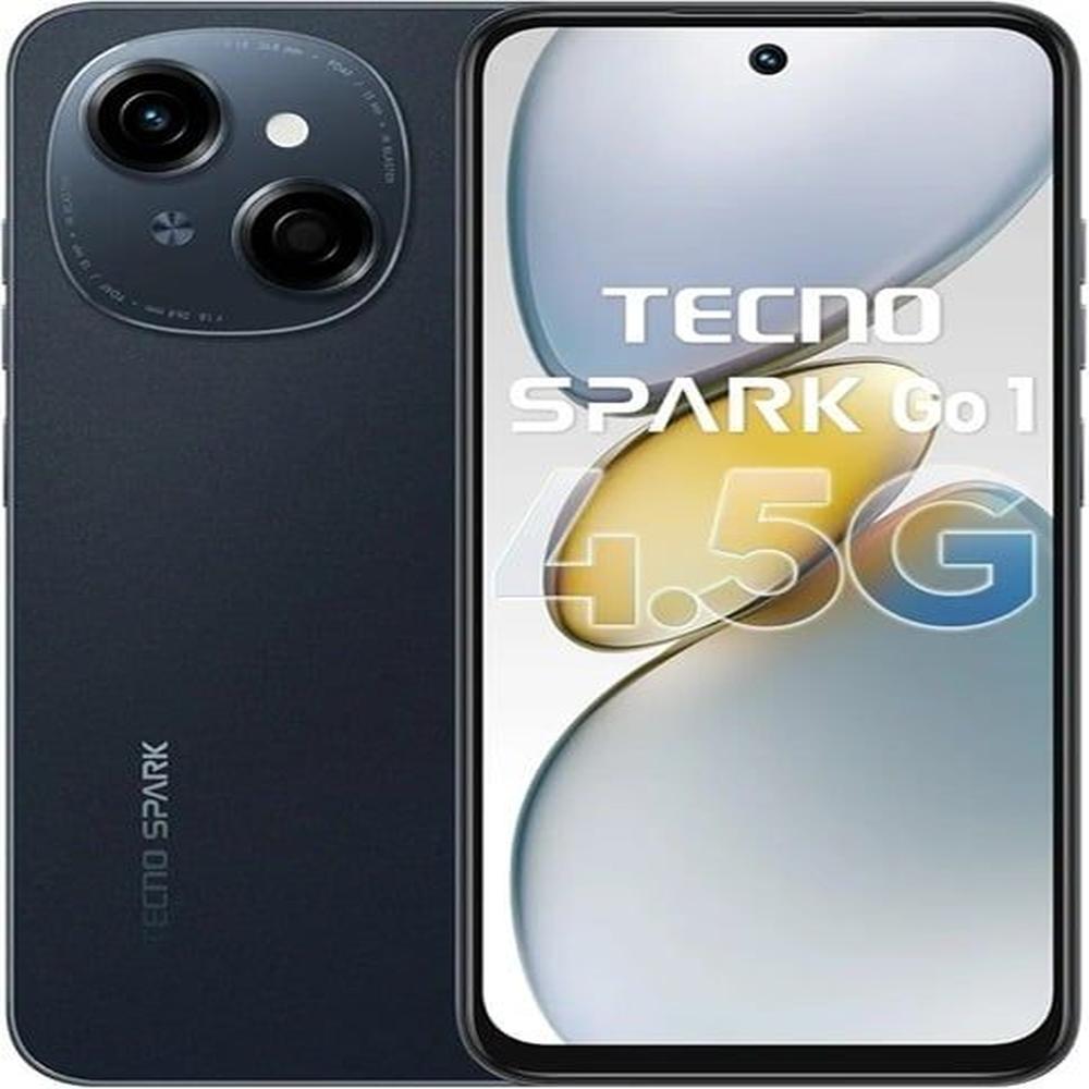 Tecno Spark Go 1  128GB ROM+ 8GB RAM*(4GB+4GB Extended) / COLOR: STARTRAIL BLACK