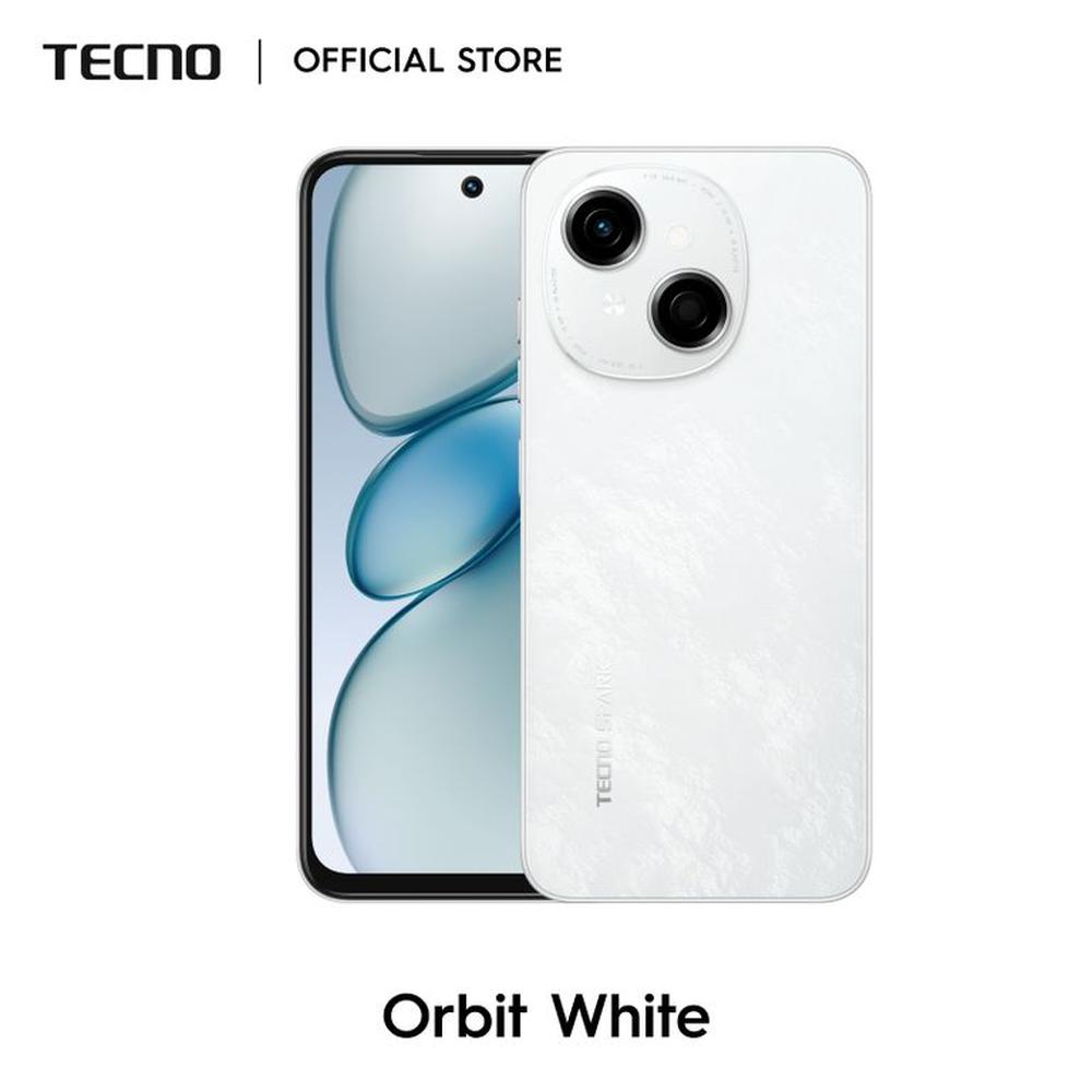Tecno Spark Go 1  64GB ROM+ 6GB RAM*(3GB+3GB Extended) / COLOR: GLITTERY WHITE