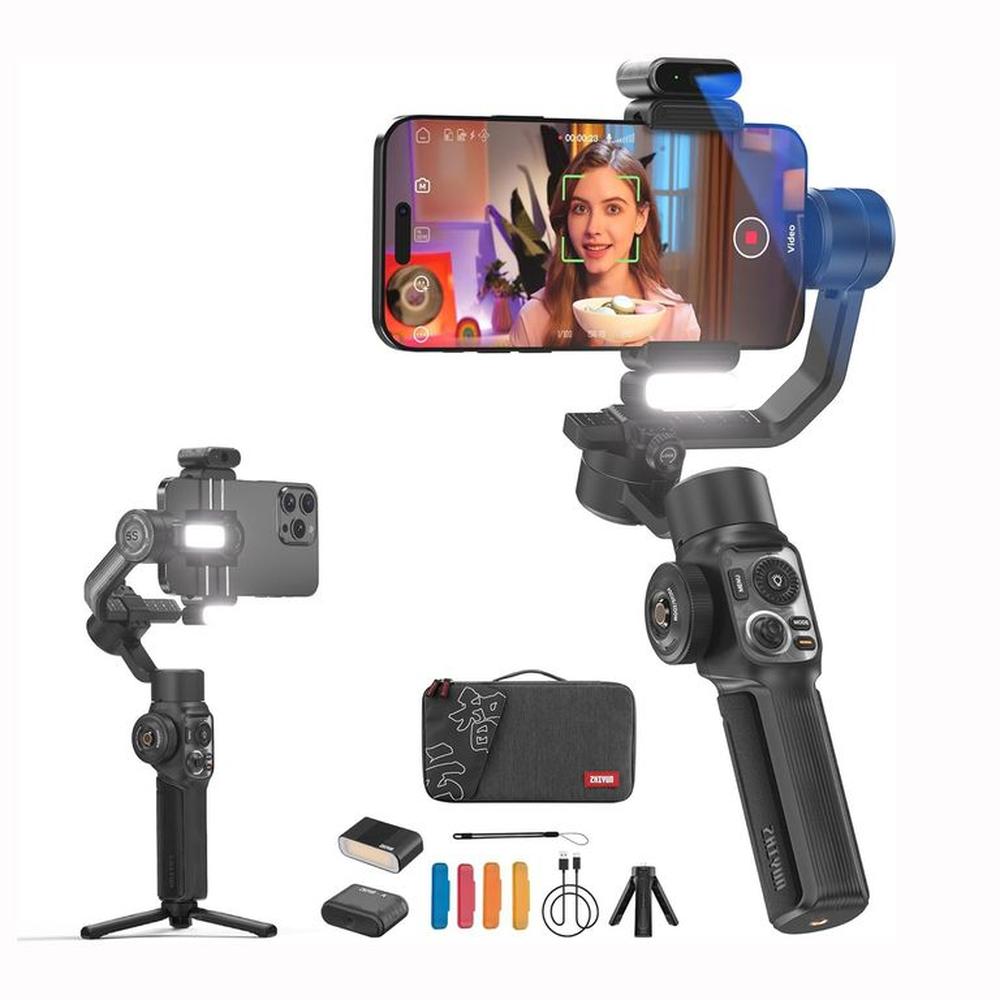 Estabilizador Zhiyun Smooth 5s AI PRO para Smartphones Android  iOS