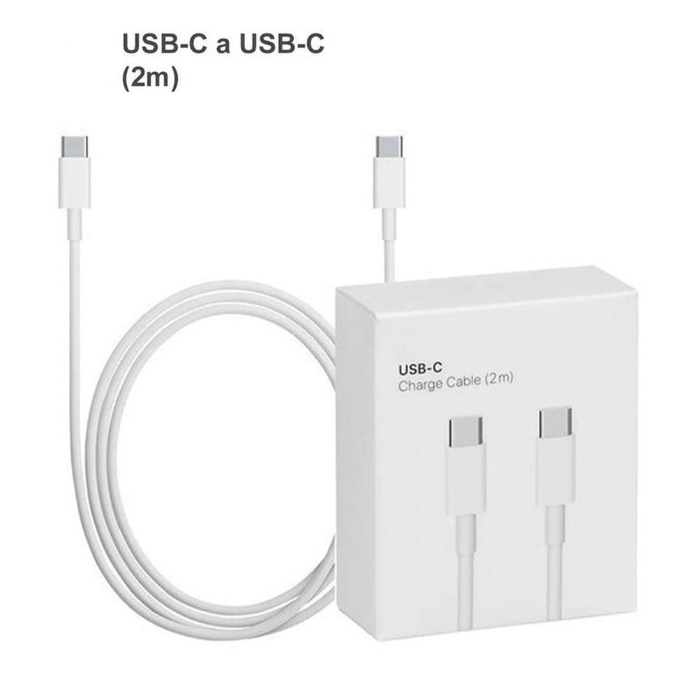 Cable USB-C a USB-C Para MacBook iPad De 2mt
