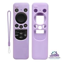 Funda Para Control Samsung Solar Smart Tv Modelo 2023- Lila