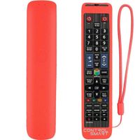 Funda De Silicona  Para Control Samsung Smart Tv Grande Bn59- Rojo
