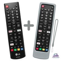 Control LG AKB75675304 para Smart TV + Funda Silicona Gris