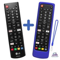 Control LG AKB75675304 para Smart TV + Funda Silicona Azul