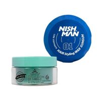 Cera Fijadora Samantha con Keratina + Cera Nishman 01 Gum Gum