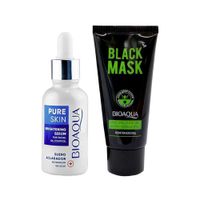 Mascarilla Negra + Serum Antiacne Pure Skin Bioaqua