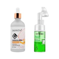 Serum Facial Extracto de Arroz + Limpiador Facial Aloe Vera