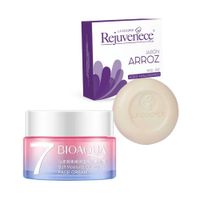 Crema Facial Aclaradora + Jabón con Arroz & AH