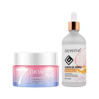 Crema Facial Aclaradora + Serum Extracto de Arroz