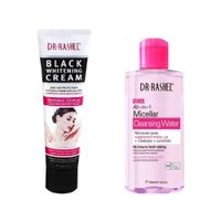 Crema Corporal Blanqueadora + Agua Limpiadora Micelar Rosa