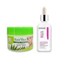 Crema Facial de aloe vera + Suero Blanqueadora de Manchas