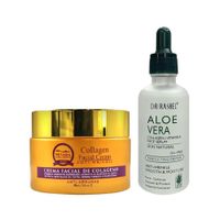 Crema Facial Antiarrugas + Suero Aloe vera y vitamina E