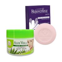 Crema Facial de aloe vera + Jabón AH & Coenzima Q10
