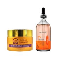 Crema Facial Antiarrugas + Serum Vitamina C Niacinamida