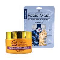 Crema Facial Antiarrugas + Máscara Arándano y Quinoa