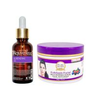 Aceite Facial de Vitamina E + Exfoliante frutos del bosque