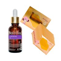 Aceite Facial Vitamina E + Mascarilla labial Colágeno Dorada