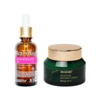 Aceite Facial de Rosa Mosqueta + Crema Nutritiva De Té Verde