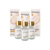 3 SERUM FACIAL ARROZ RICE RAW PULP ESSENCE BIOAQUA 15ML ANTIARRUGAS