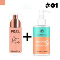 Pack Base Facial Matte Plus 01 REVEL + Removedor 200 ml