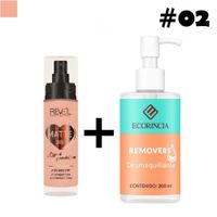 Pack Fundation Matte BB Liquid 02 REVEL + Removedor 200ml