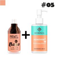 Pack Fundation Liquid 24 Hr 05 REVEL + Removedor 200 ml