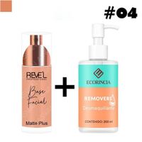 Pack Base Facial Matte Plus 04 REVEL + Removedor 200 ml