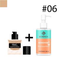 Pack Base Liquida Foundation 24h 06 REVEL + Removedor 200ml