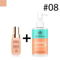 Pack Liquid Foundation Matte 08 REVEL + Removedor 200 ml