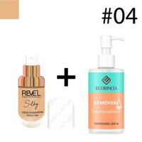 Pack Base Liquida Skin Matte  04 REVEL + Removedor 200 ml