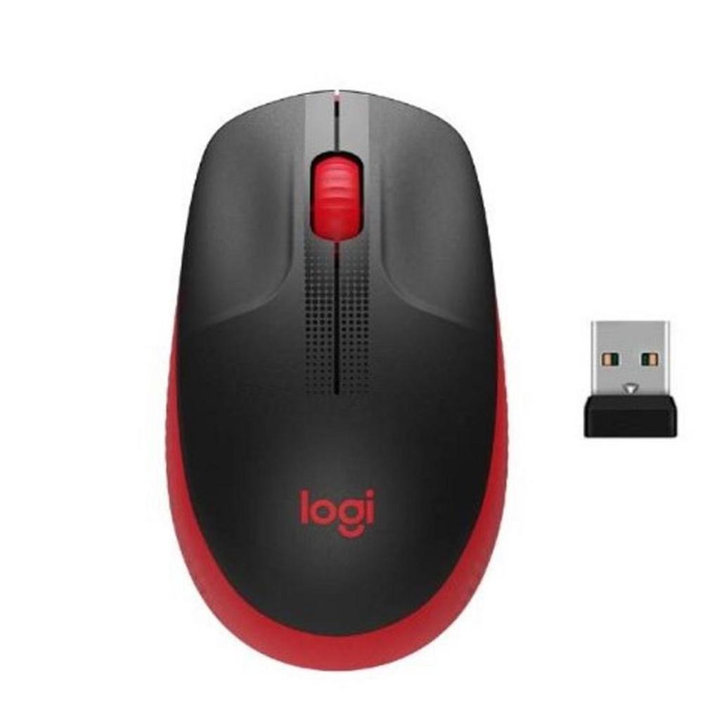 Mouse Logitech M190 Inalambrico -Rojo