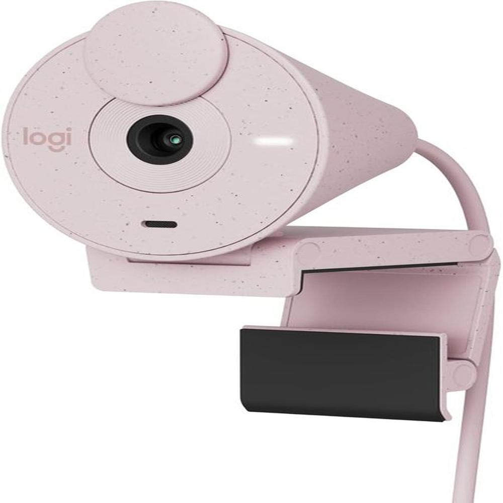 Cámara Web Logitech Brio 300 Fhd 1080p-Rosa