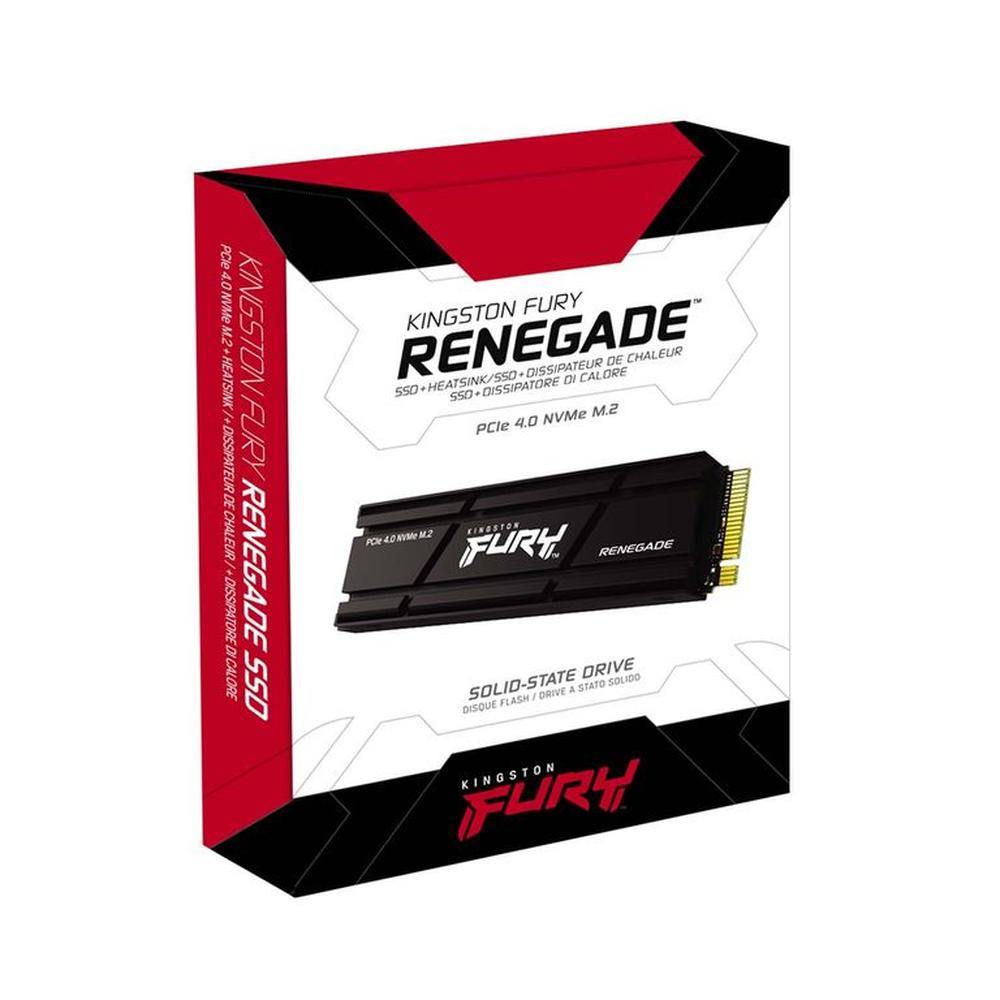 Disco Sólido Kingston FURY Renegade 1TB SSD NVMe M2 con Disipador PC Ps5