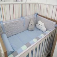 Set De Cuna  -  Diseño Zig Zag  mixto