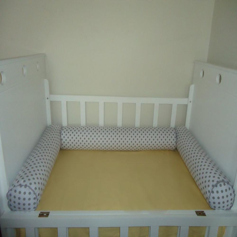 Bumpers Protectores de cuna diseño Bolitas 4piezas Tubulares