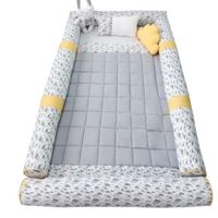Bumpers Tubulares para cama  Montessori 1.5 Plz Nubecitas