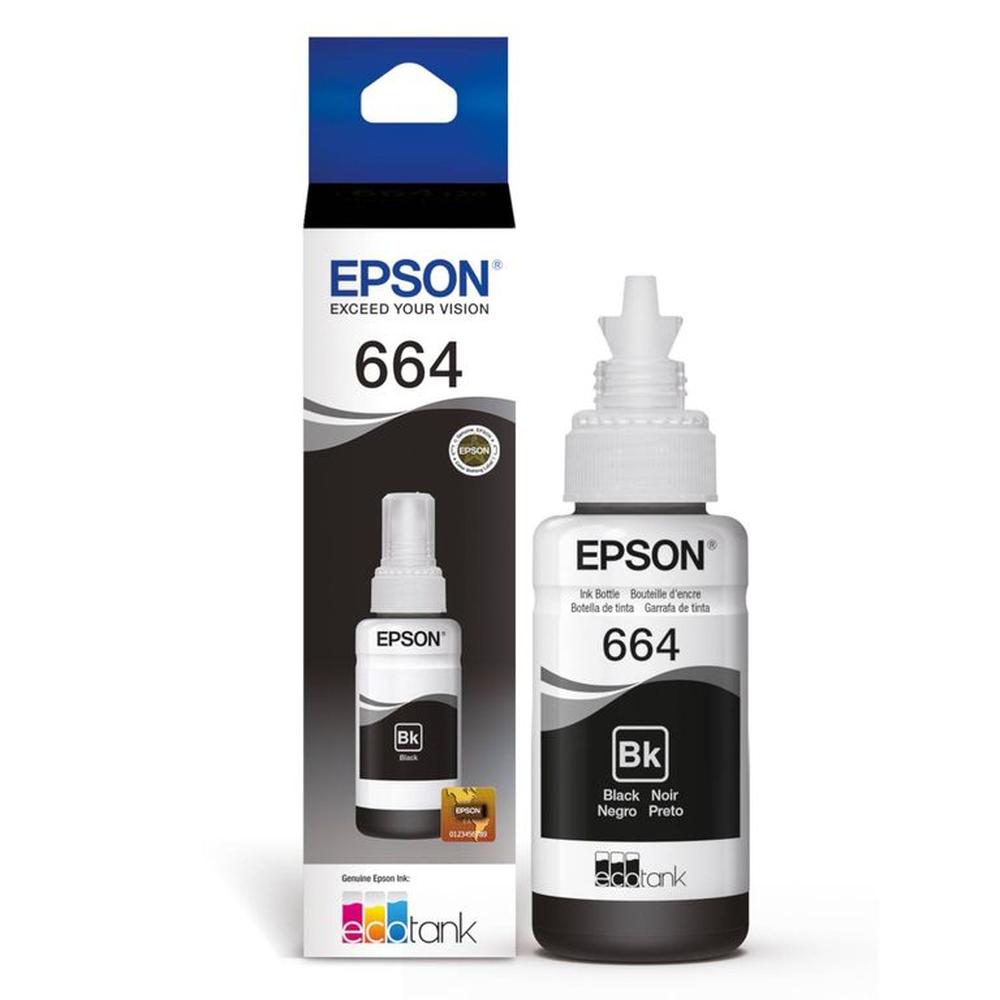 Tinta Epson 664 Negro T664120 - 70ml