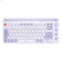 TECLADO INALAMBRICO TEROS TE-4070S, BLUETOOTH 3.0 WHITE