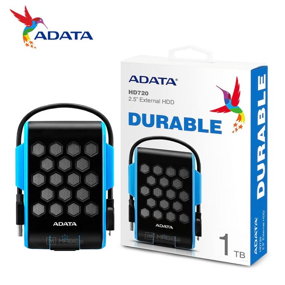 Disco Sólido Externo Adata HD720 1TB - Azul - Portátil