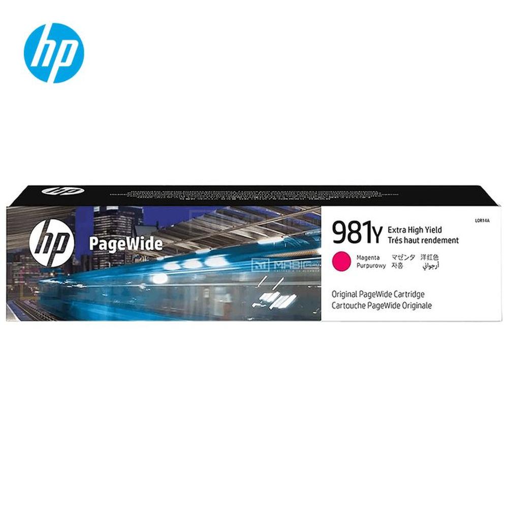 Cartucho de Tinta HP 981Y Magenta L0R14A PageWide 556dn 586dn Original