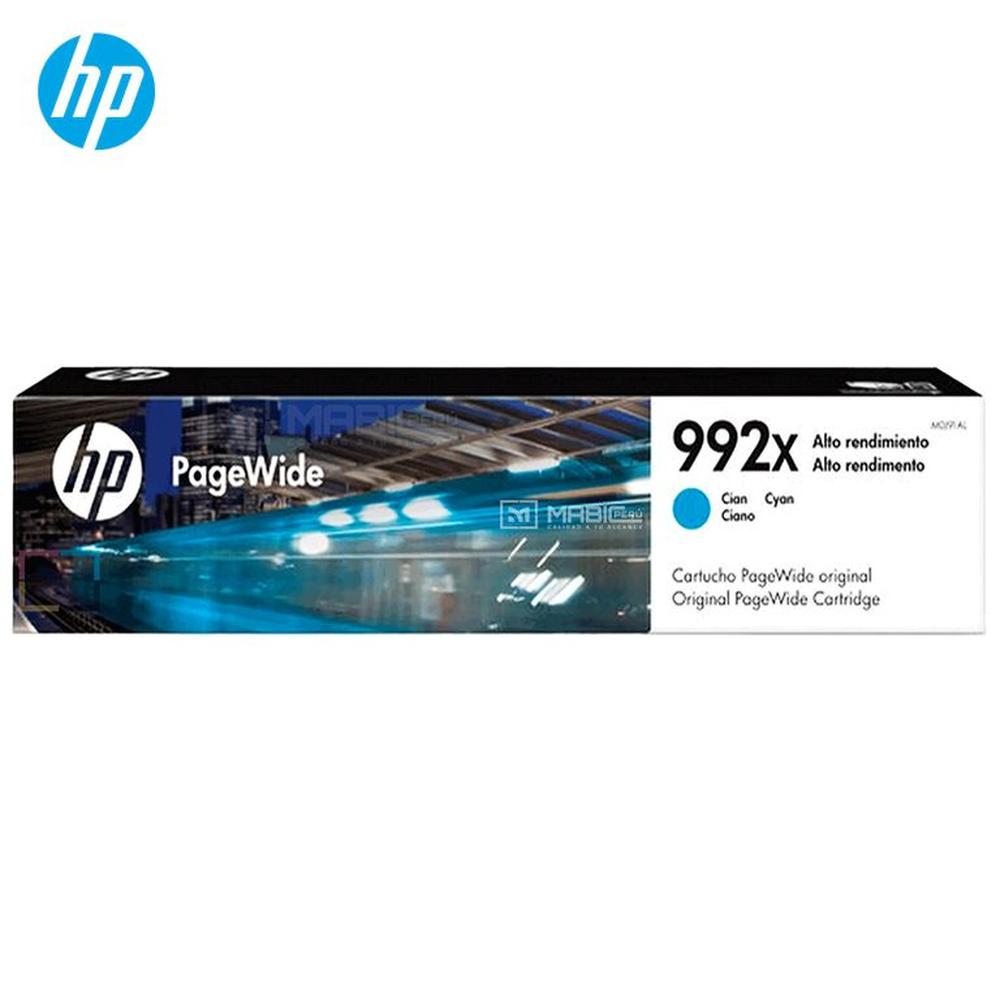 Cartucho de Tinta HP 992X Cian M0J91AL PageWide 772dw 777z 750dw Original